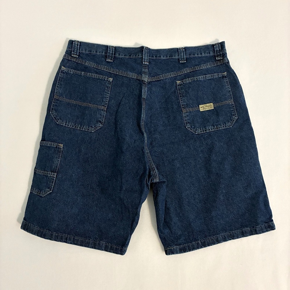 Vtg Wrangler Carpenter Shorts Jorts Mens Size 40 Denim Streetwear Skater Grunge